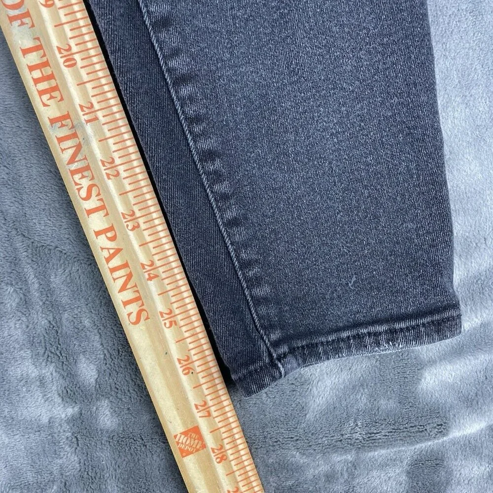 Good American Jeans Womens Size 2/26 Good Waist Black Distressed Jeans - Picture 8 of 11
